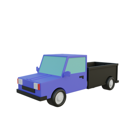 Pickup Truck  3D Illustration