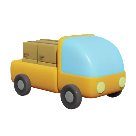 3 D Illustration Of Pick Up Perfect For 3 D Icon Vehicle Etc 3D Illustration