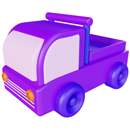 Pickup truck 3D Illustration