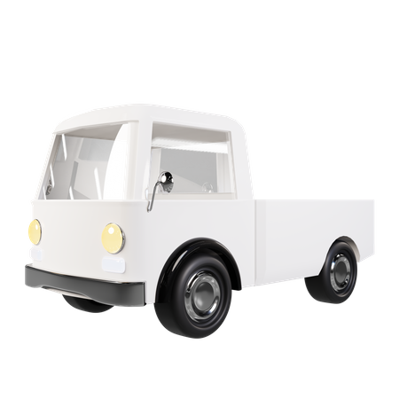 Pickup Truck  3D Illustration