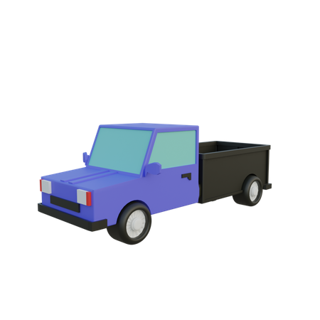 Pickup Truck 3D Illustration