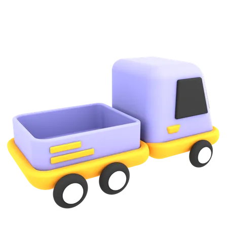 3 D Cute Delivery Car Express Shipping Icon Ecommerce Illustration 3D Icon