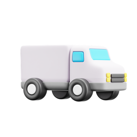 Pickup Van  3D Icon