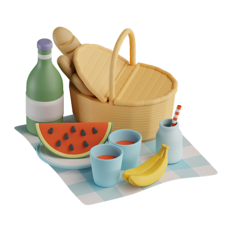 Picnic  3D Icon