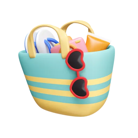 Picnic Bag  3D Icon