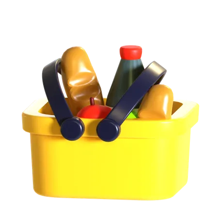 Picnic Basket  3D Icon