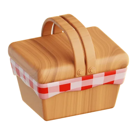 Picnic Basket  3D Icon