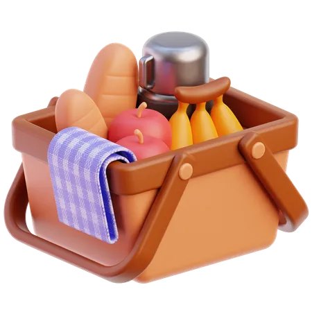 Picnic Basket  3D Icon