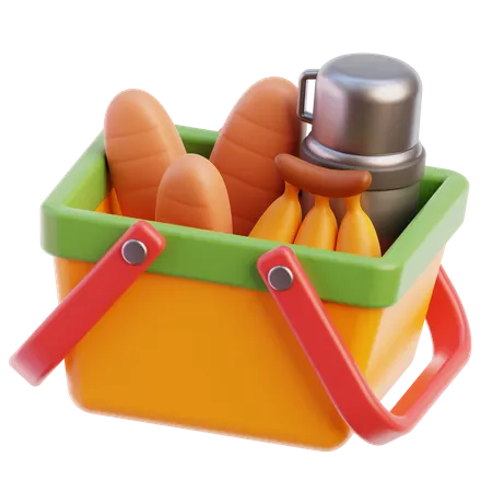 Picnic Basket  3D Icon