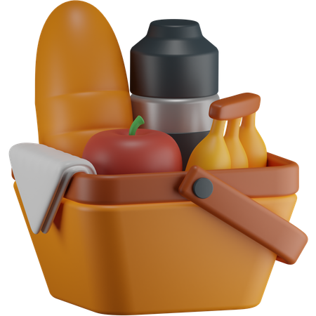 Picnic Basket  3D Icon