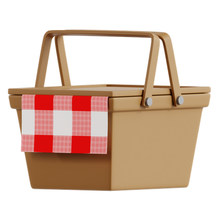 Picnic Basket  3D Icon