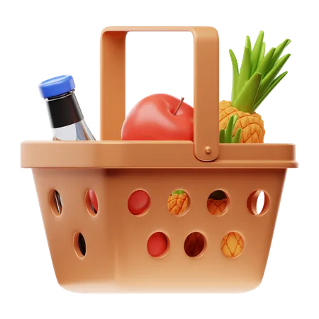 Picnic Basket  3D Icon