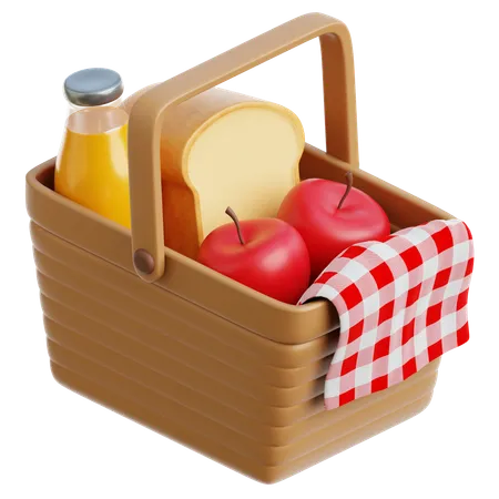 Picnic Basket  3D Icon