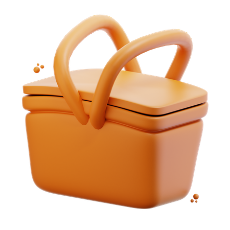 Picnic Basket  3D Icon