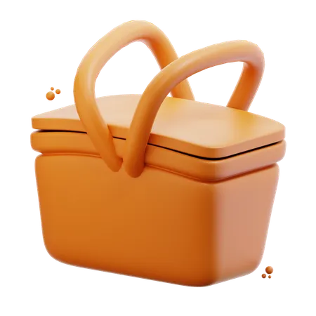 Picnic Basket  3D Icon