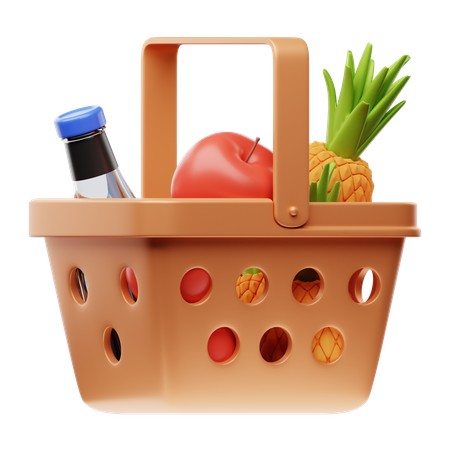 Picnic Basket  3D Icon