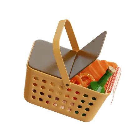 Picnic Basket  3D Icon