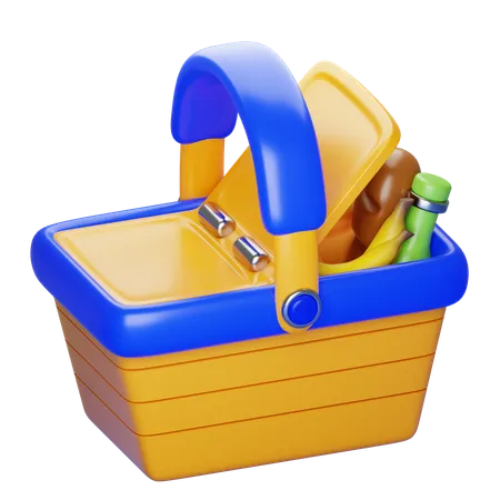 Picnic Box  3D Icon