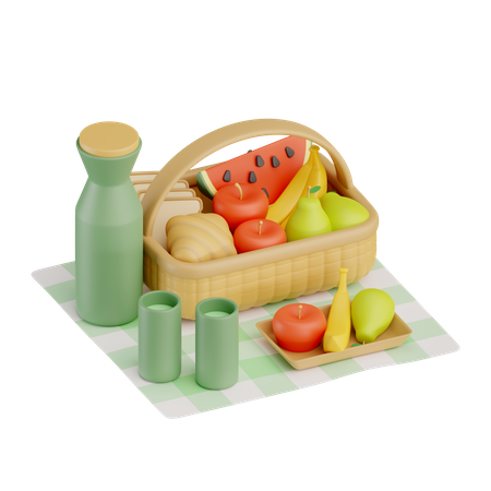Fruta de picnic  3D Icon