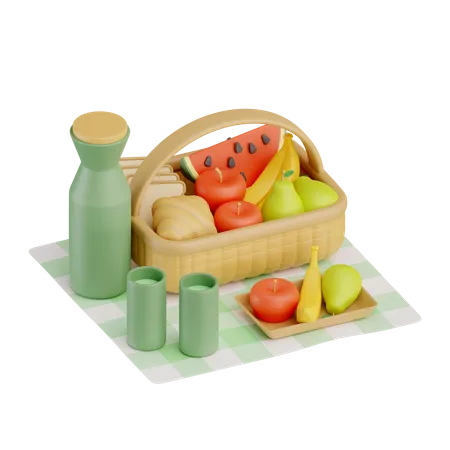 Fruta de picnic  3D Icon