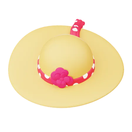 Picnic Hat  3D Icon