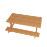 camping table 3d logo