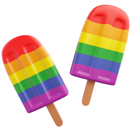 Picolés  3D Icon