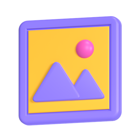 Picture  3D Icon