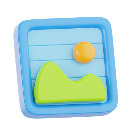 Picture  3D Icon