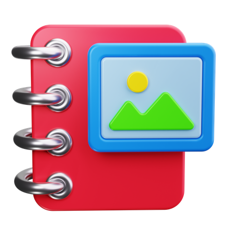 Picture book  3D Icon