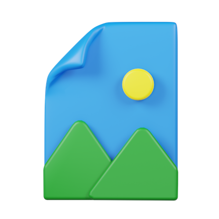 Picture File  3D Icon