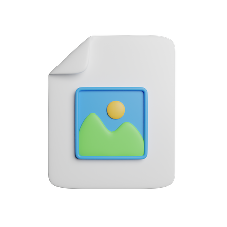 Picture File  3D Icon