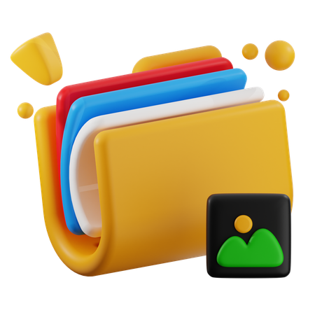 Picture Folder  3D Icon