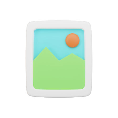 Picture Frame  3D Icon