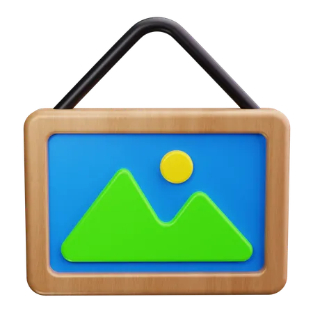 Picture Frame  3D Icon