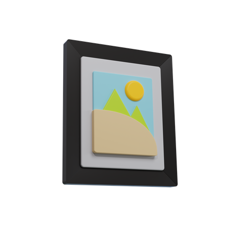 Picture Frame  3D Icon