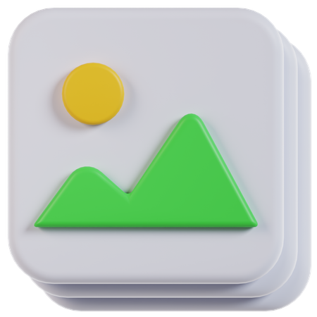 Pictures  3D Icon