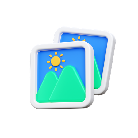 Pictures  3D Icon