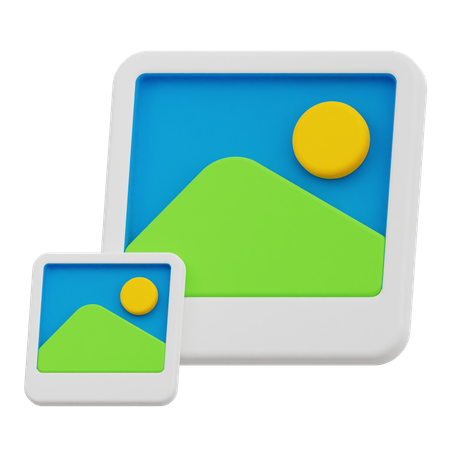 Pictures  3D Icon