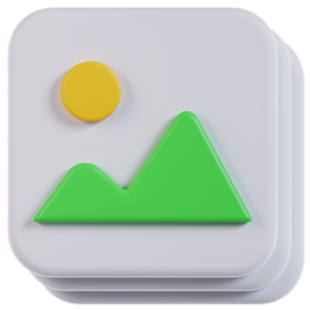 Pictures  3D Icon