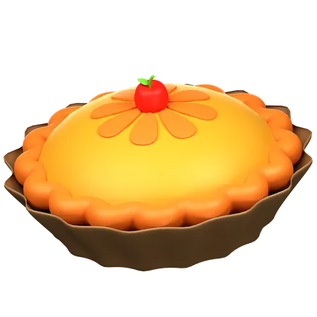 Pie Cake 3 D Icon Illustration 3D Icon