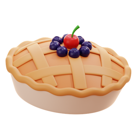 パイケーキ  3D Icon