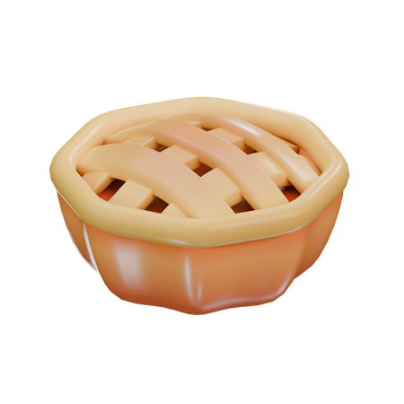 パイケーキ  3D Icon