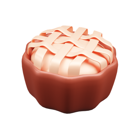 파이 케이크  3D Icon