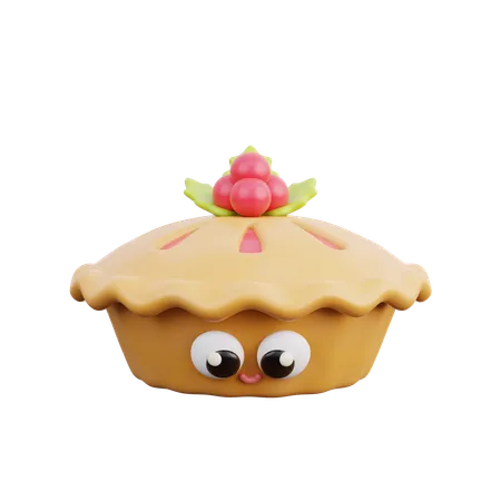 Pie Cake  3D Icon