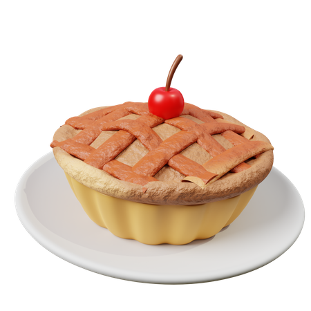 Pie Cake  3D Icon