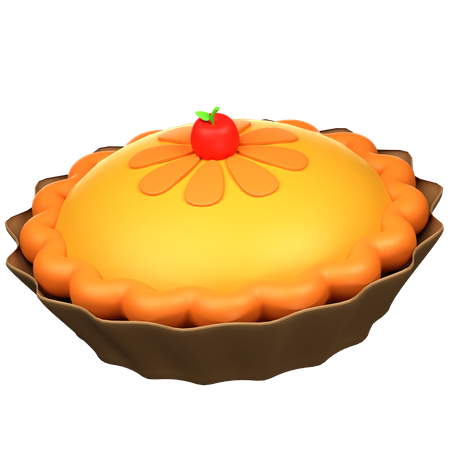 Pie Cake  3D Icon