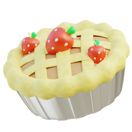 Pie Cake  3D Icon