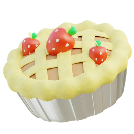 Pie Cake  3D Icon