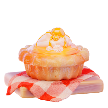 Pie Cake  3D Icon